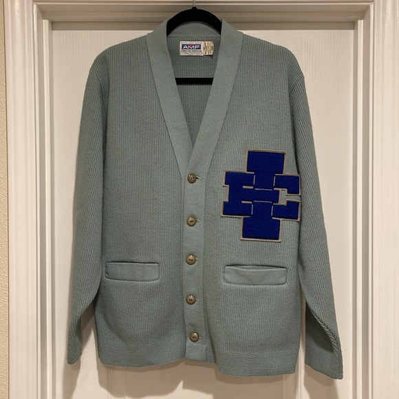 Vintage AMF  Sweater
Cardigan Tennessee American Size 42 - Picture 2 of 10